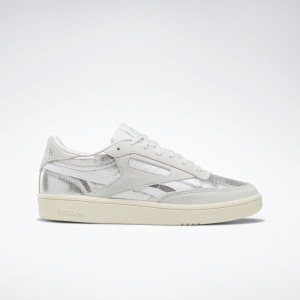 Reebok Revenge Plus Turnschuhe Damen - Metal Silber/Grau/Weiß - DE 134-TME